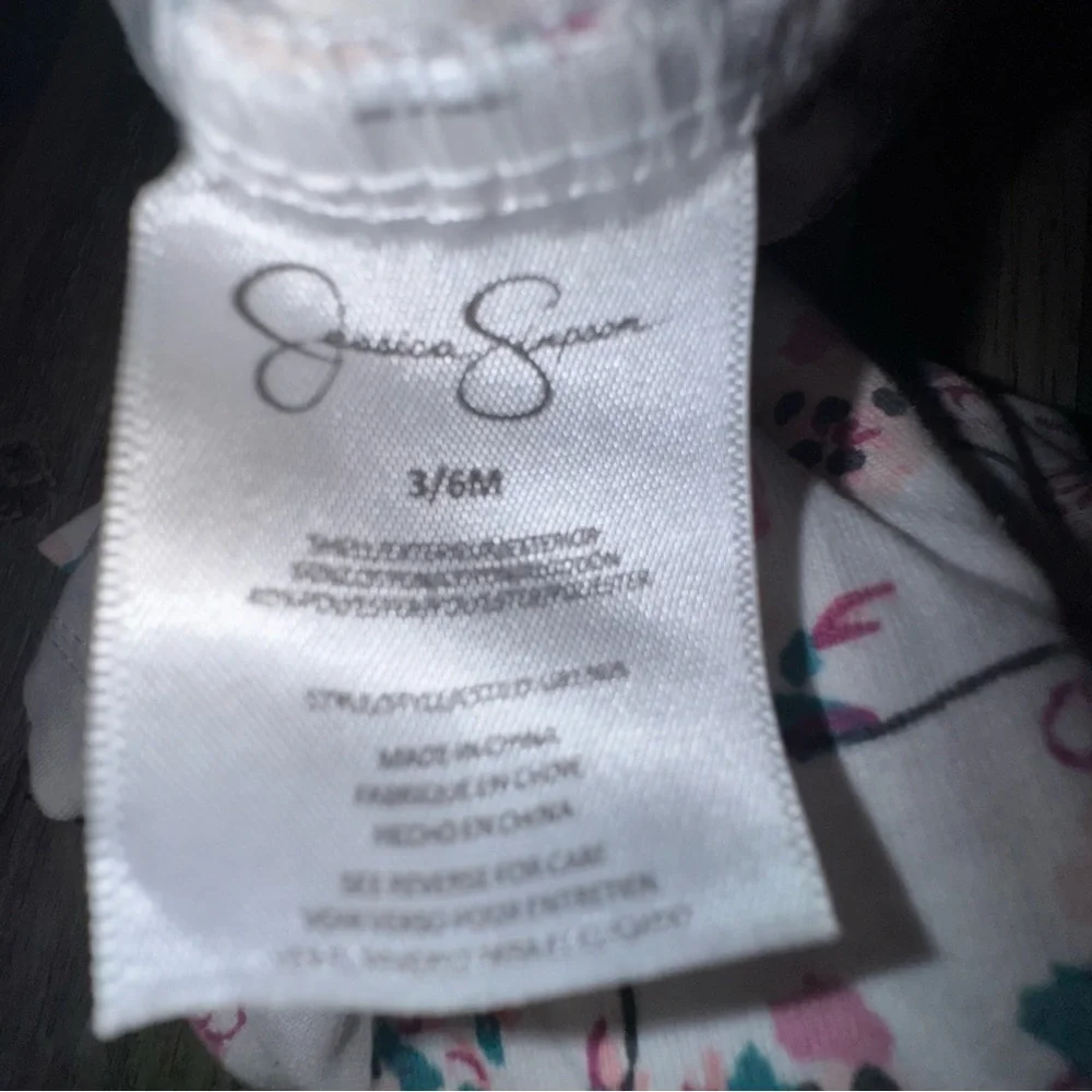 ☀️6/$20☀️ Jessica Simpson Pink Floral Baby Pajama Set